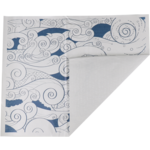 Depa - Vel | edelpackvel | papier + PE | 33x40cm | Waves | wit/blauw | 15 kg