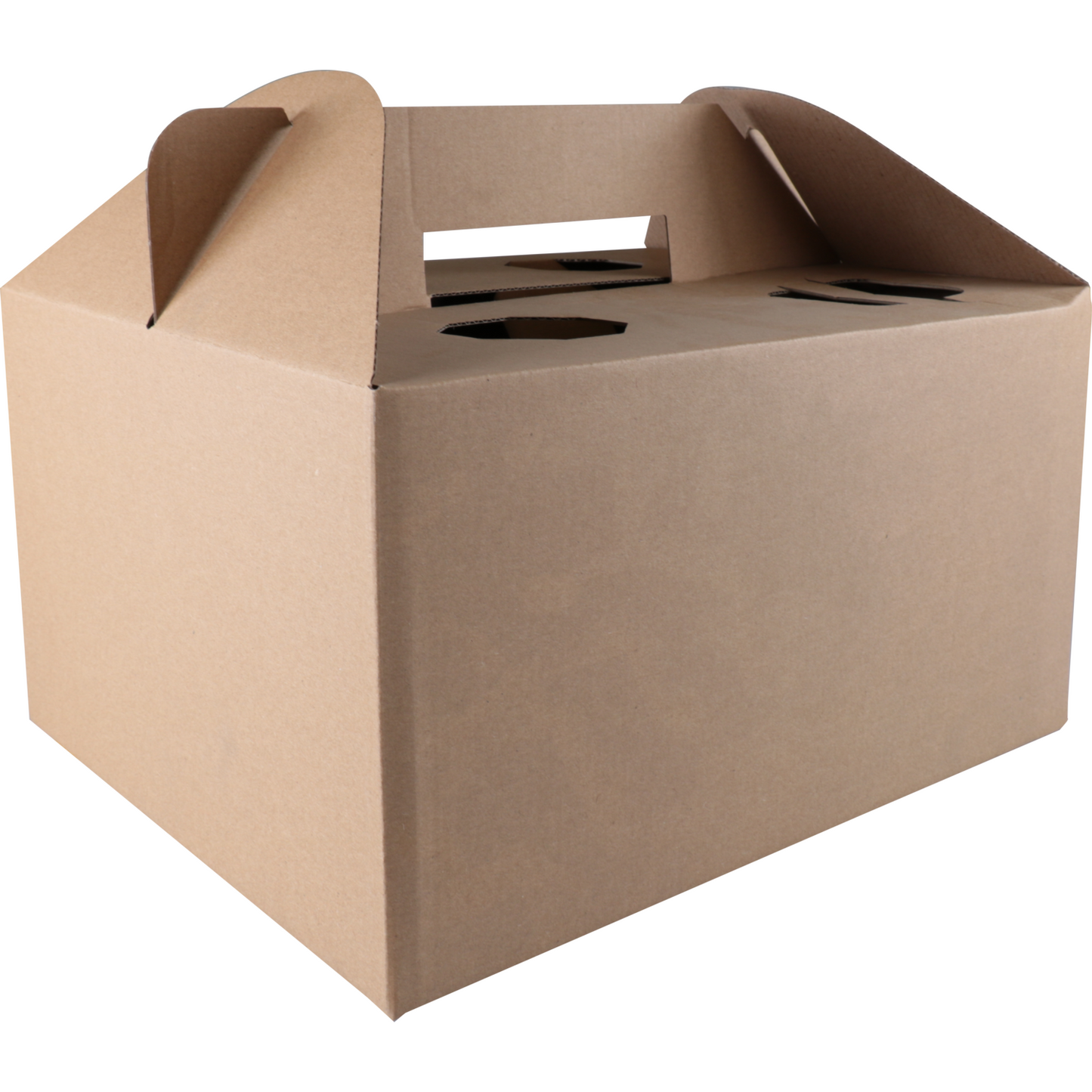 Klika - Maaltijdbezorgbox | golfkarton | 33x26x17cm | bruin | 15 stuks