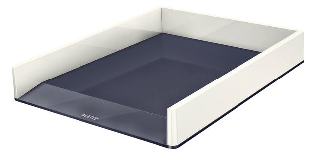 Corbeille à courrier Leitz Wow A4 blanc/gris