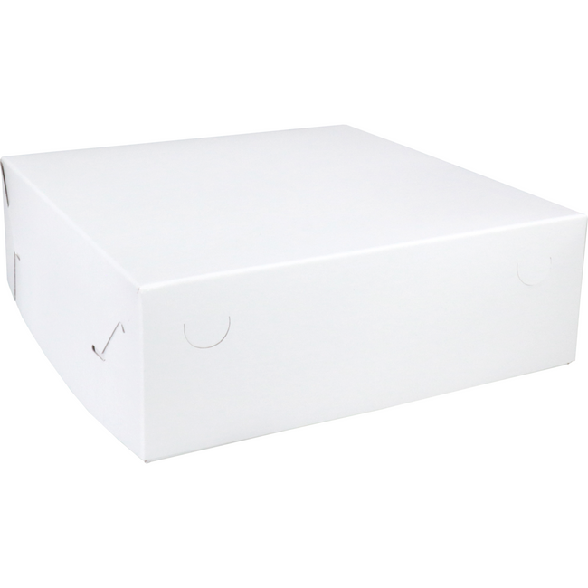 Klika - Zwanenhals/ verzenddoos | karton | 30x30x10cm | duplex | wit | 50 stuks