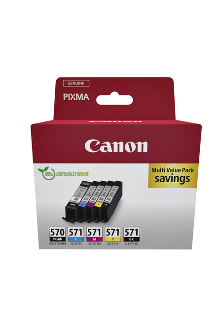 Canon - Inktcartridge canon pgi-570 cli-571 2x zwart 3 kl