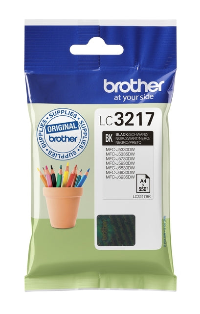 Brother - Inktcartridge LC-3217BK zwart