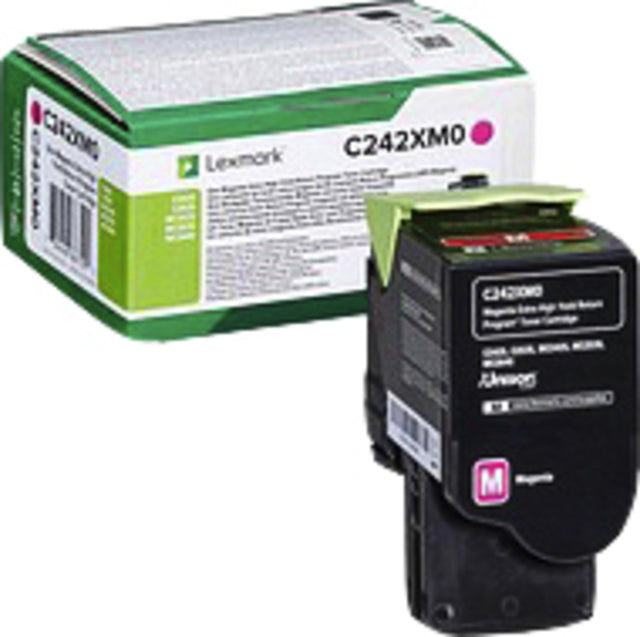 Cartouche de toner Lexmark C242XM0 rouge