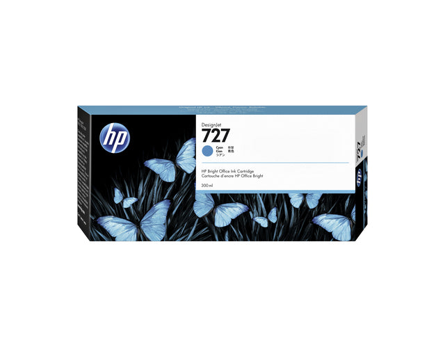HP - Inktcartridge hp f9j76a 727 blauw