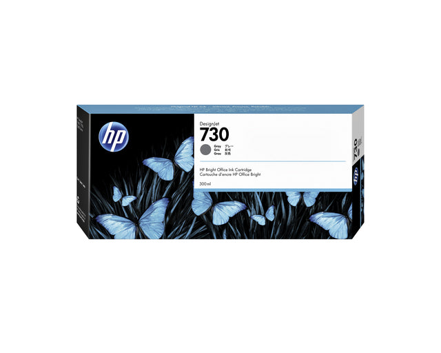 HP - Inktcartridge hp p2v72a 730 300ml grijs