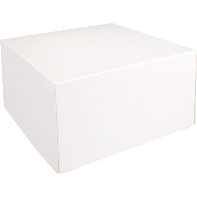 Klika - Gebaksdoos | karton | 27x27x15cm | wit | 50 stuks