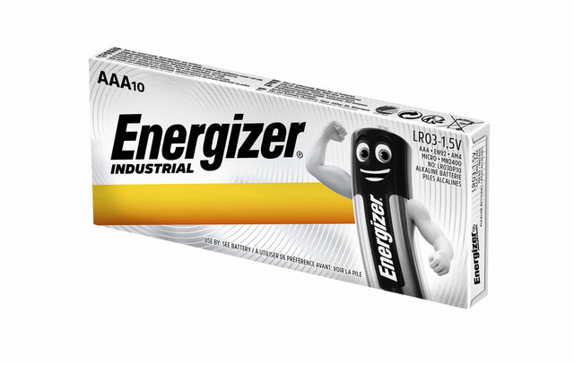 Batterie alcaline AAA industrielle boîte de 10 pièces
