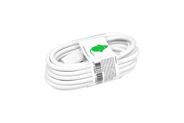 Green Mouse - Kabel green mouse usb lightning a 2 meter wit | 5 stuks