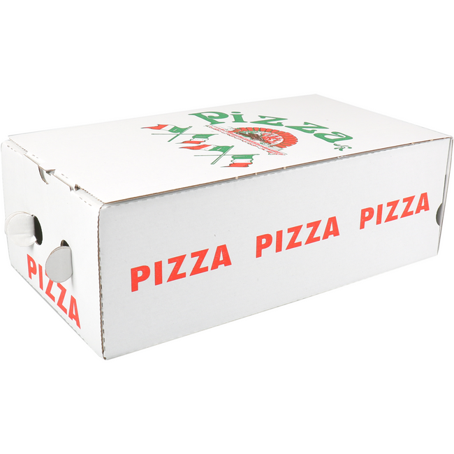 Klika - Pizzadoos | golfkarton | 30x16x10cm | cal | wit | 200 stuks