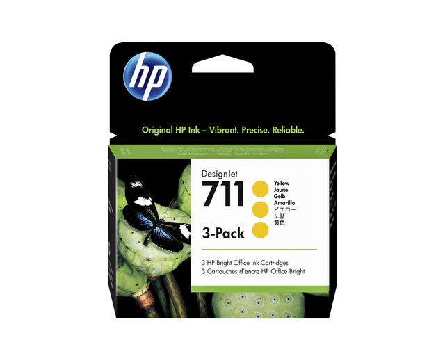 HP - Inktcartridge hp cz136a 711 geel