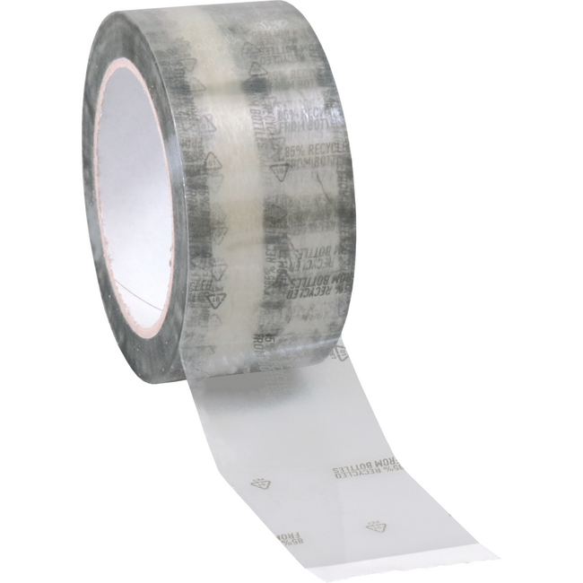 Klika - Dozensluite | Hotmelt | Gerecycled PET | 50mm | 100m | transparant | 6 stuks