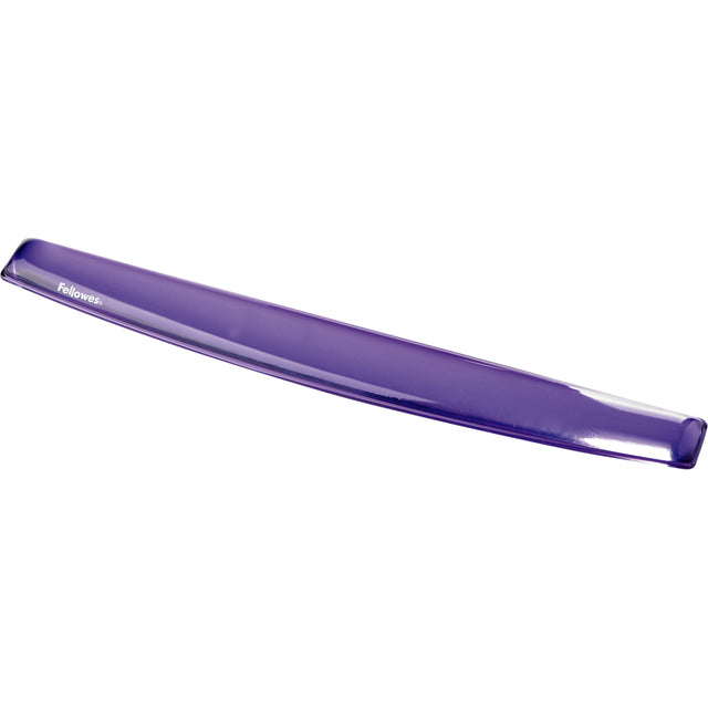 Fellowes - Polssteun toetsenbord fellowes crystals gel paars
