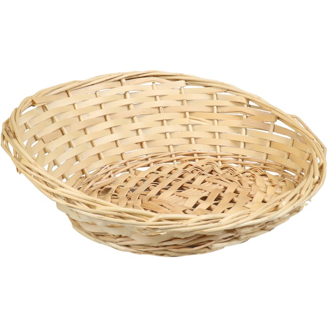 Klika - Mand | riet | 24x29x12cm | ovaal | naturel | 1 stuks