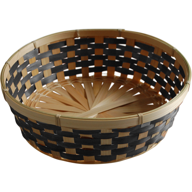 Klika - Mand | Ø29cm | 8cm | naturel/zwart | 1 stuks