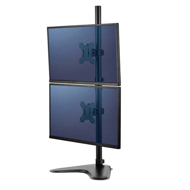 Fellowes - Monitorarm Seasa dubbel verticaal vrijstaand zwart