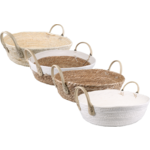 Klika - Mand | zeegras | 10cm | rond | naturel | 1 stuks
