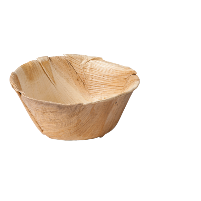 Bol à Soupe Biodore | Feuille de palmier | 500 ml | ∅14cm | naturel | 25 pièces