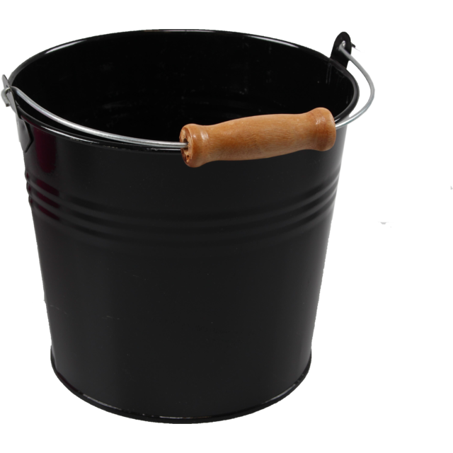 Klika - Emmer | Zink | 14cm | ∅16cm | 2.31l | zwart | 1 stuks