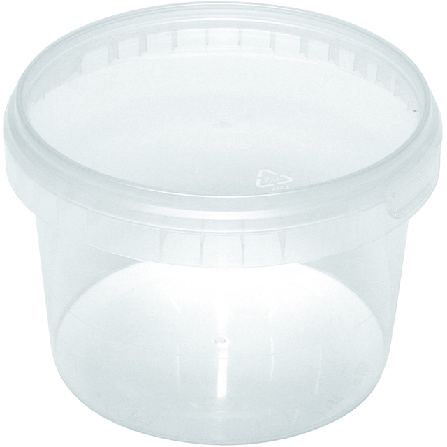 Depa - Cup | met deksel | pP | 565ml | Ø 95mm | transparant | 36 stuks