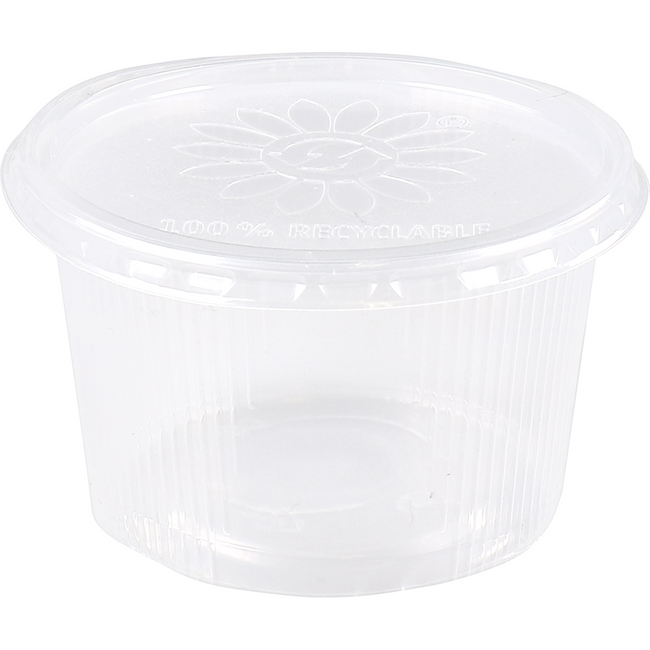 Klika - Bak | PP | 300ml | Ø101mm | rippelcup | transparant | 250 stuks