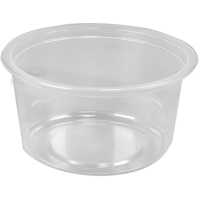 Klika - Bakje rond PP 102/80 ø115x80 inhoud 500cc helder sealbaar 960 stuks