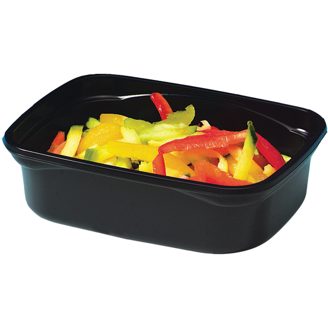 Klika - Bak | PP | 250ml | kunststof cup | 108x82x45mm | zwart | 1000 stuks
