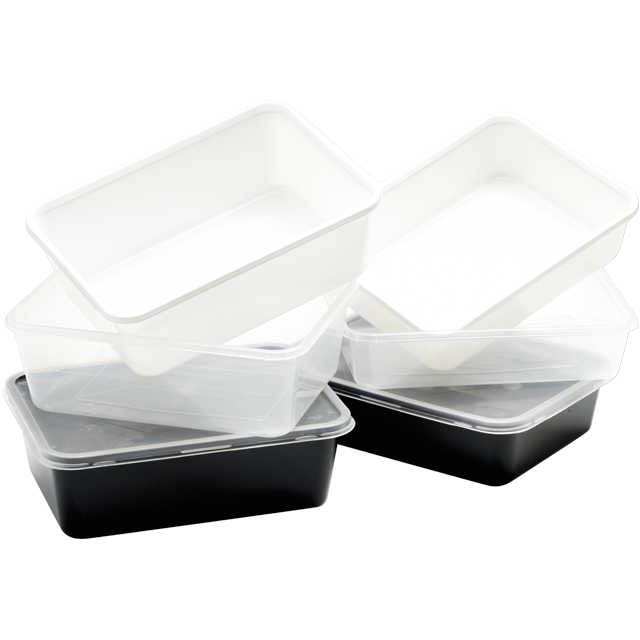 Klika - Bak | PP | 1000ml | kilobak | 182x135x63mm | transparant | 500 stuks