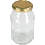 Klika - Pot | glas | 500ml | met deksel | transparant | 50 stuks