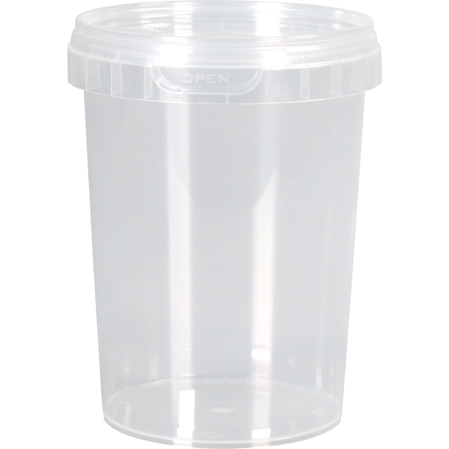 Klika - Pot | pP | 550ml | met deksel | Ø95mm | transparant | 347 stuks
