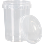 Klika - Pot | pP | 550ml | met deksel | Ø95mm | transparant | 347 stuks