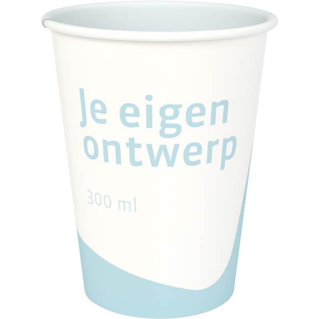 Klika - Latte-macchiatobeker | Je eigen ontwerp | Karton + PE | enkelwandig | 300ml | 12oz | 109mm | 1000 stuks
