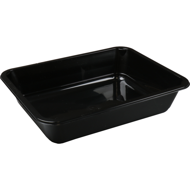 Klika - Menuschaal - maaltijdtray 1 vaks 650cc 227x178x50mm 260 stuks grijs
