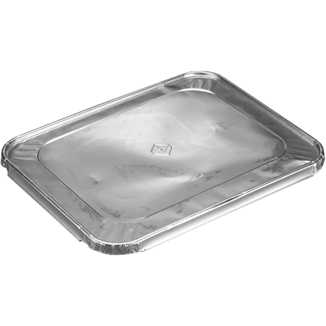 Klika - Deksel | Aluminium | rechthoekig | 324x263x zilver | 100 stuks