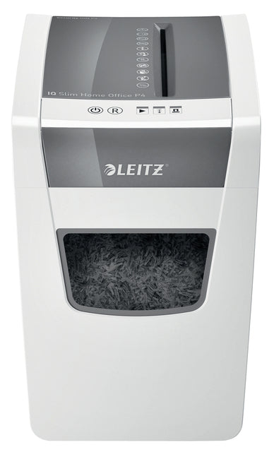 Destructeur de papier Leitz IQ Slim Home Office P4 détruit 4x28mm