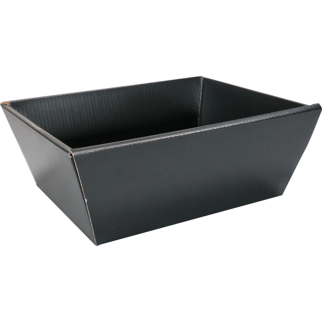 Klika - Mand, golfkarton, biermand, 26x21x10cm, zwart 10 stuks