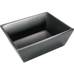 Klika - Mand, golfkarton, biermand, 26x21x10cm, zwart 10 stuks