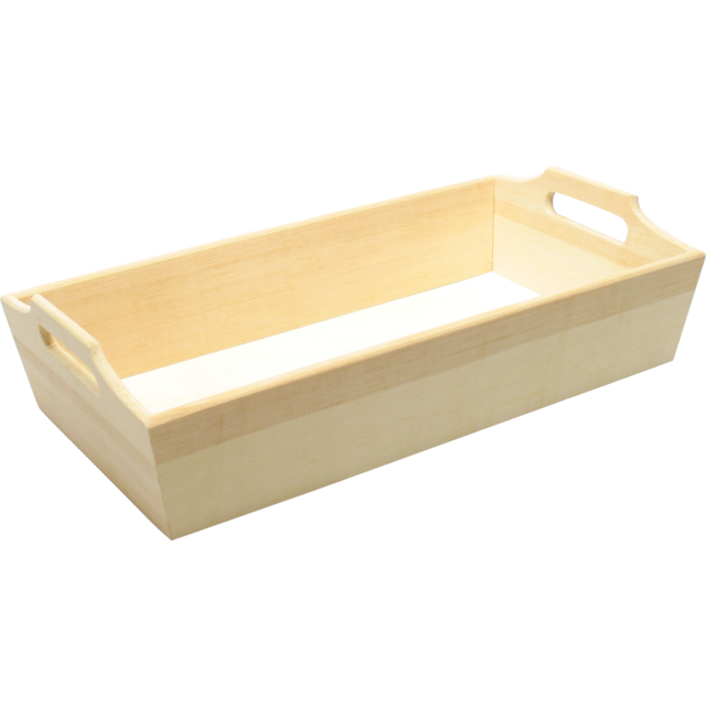Klika - Dienblad | 36x19.8x9cm | hout | naturel | 1 stuks