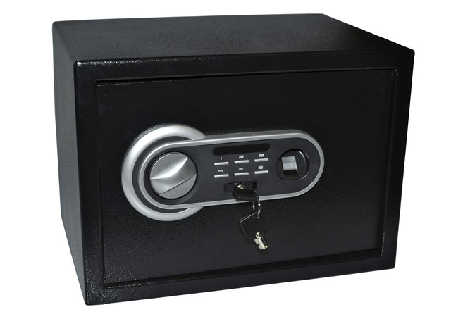 Coffre-fort Pavo empreinte digitale électronique 350x250x250mm noir