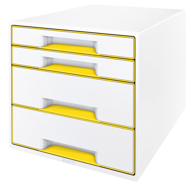Leitz - Ladenblok leitz wow 4 laden wit/geel