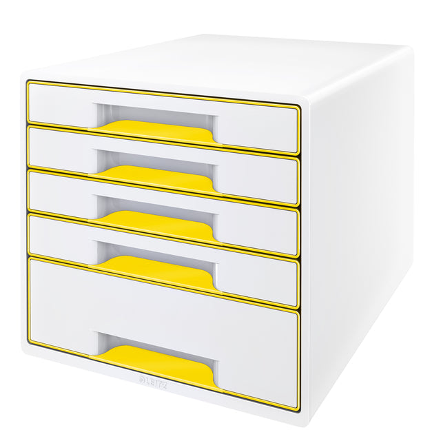 Leitz - Ladenblok leitz wow 5 laden wit/geel