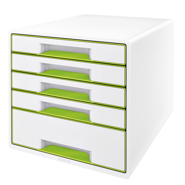 Leitz - Ladenblok leitz wow 5 laden wit/groen
