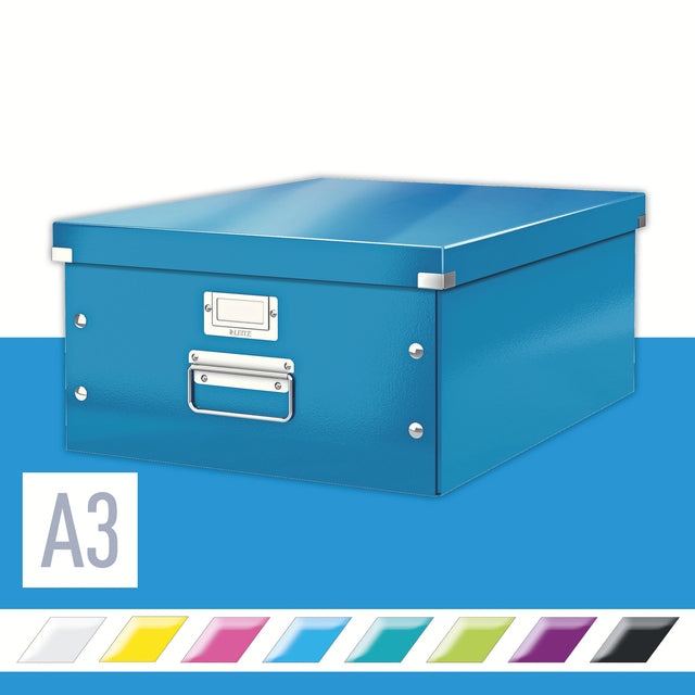 Leitz - Opbergbox leitz wow click store 369x200x482mm bl | 6 stuks