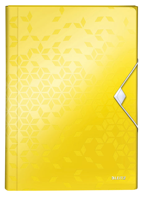 Chemise de tri Leitz WOW 6 onglets PP jaune