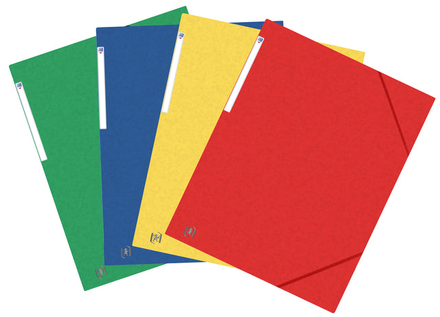Elastomap Oxford Top File+ A3 3 volets 390gr assortis | 10 morceaux
