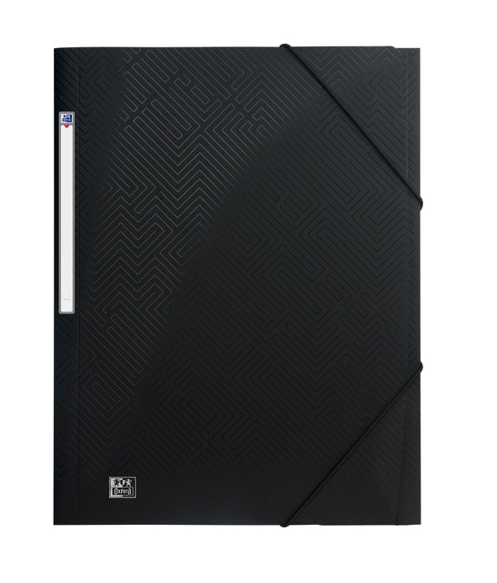 Elastomap Elba Urban A4 3 volets PP noir