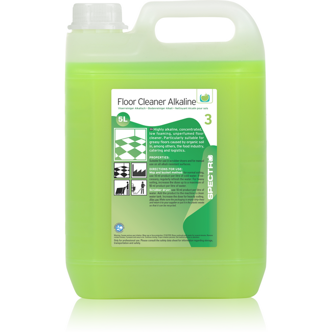 Klika - Vloerreiniger | 5L ongeparfumeerd | pH 11 | groen | 2 stuks