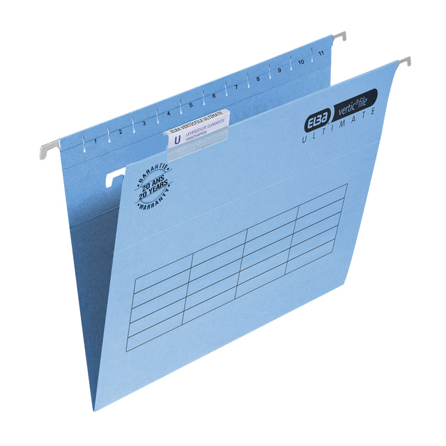 Dossier suspendu Elba Verticfile Ultimate A4 fond en V bleu