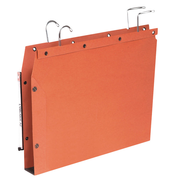 Dossier suspendu Elba TUB A4 fond en U 30mm orange
