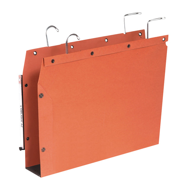 Dossier suspendu Elba TUB A4 fond en U 50mm orange | 25 pièces