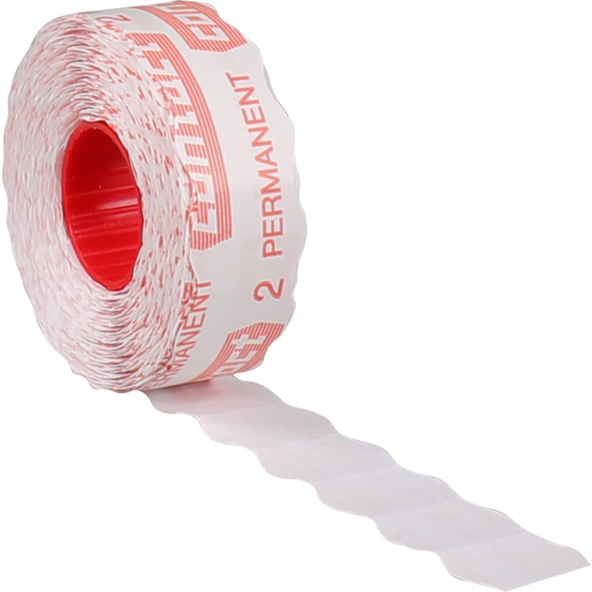 Contact - Etiket | Prijsetiket | papier | permanent | 22x16mm | wit | 24 rol